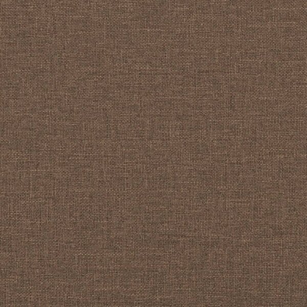 2místná pohovka s polštáři hnědá 120 cm textil 3200816