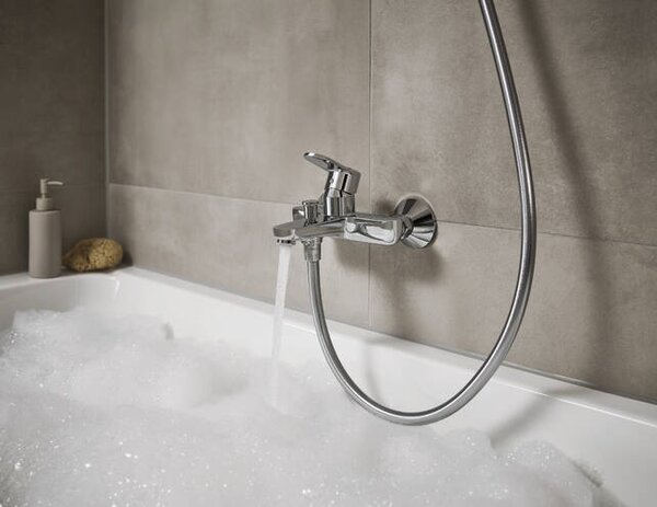 Hansgrohe Vernis Blend Páková vanová baterie na stěnu, chrom 71440000