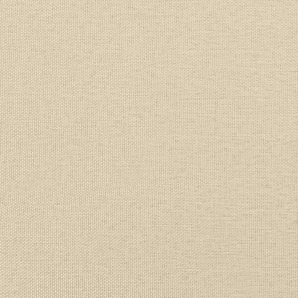 2místná pohovka s polštáři krémová 120 cm textil 3200815