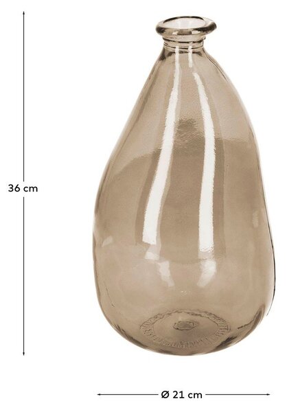 Hnědá váza (výška 36 cm) Brenna – Kave Home