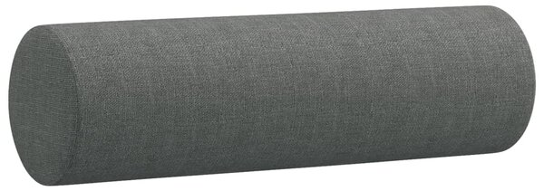 2místná pohovka s polštáři tmavě šedá 120 cm textil 3200814