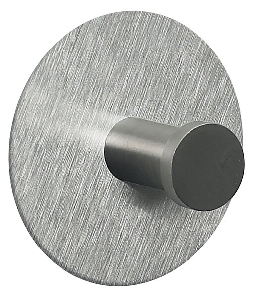 Spirella kulatý háček na ručníky PUNT-Round, kartáčovaná nerez ocel, samolepící, 60 mm