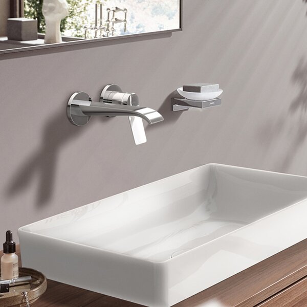 Hansgrohe Vivenis Páková umyvadlová baterie pod omítku, pro montáž na stěnu s výtokem 19,2 cm, chrom 75050000