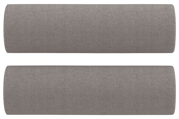 2dílná sedací souprava s polštáři taupe textil 3201857