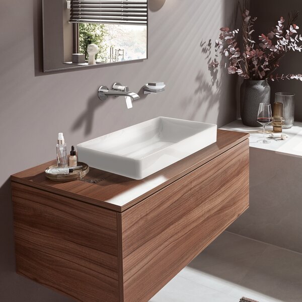Hansgrohe Vivenis Páková umyvadlová baterie pod omítku, pro montáž na stěnu s výtokem 19,2 cm, chrom 75050000