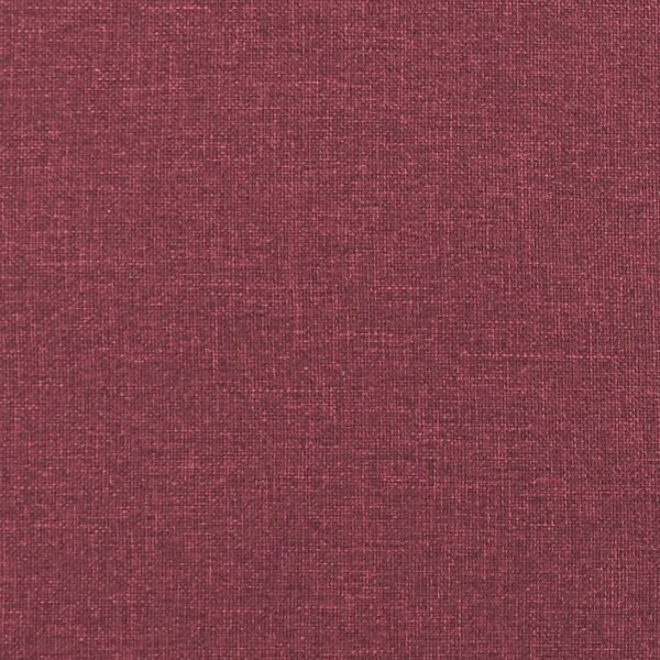 2místná pohovka s polštáři vínová 120 cm textil 3200819