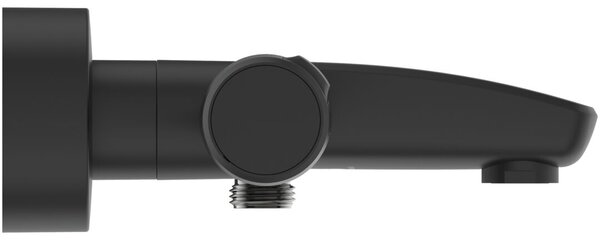 Ideal Standard CeraTherm T25 - Vanová termostatická baterie nástěnná, černá matná A7544XG