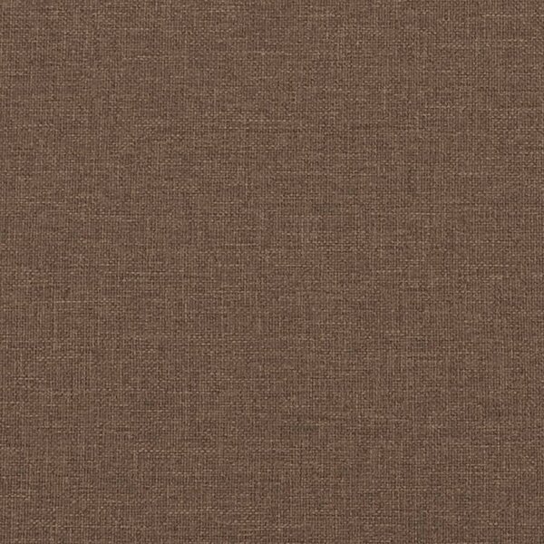 2místná pohovka s polštáři hnědá 120 cm textil 3200840