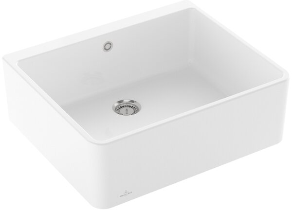 Villeroy & Boch Farmhouse 60 X - Keramický dřez 595x500x200 mm alpská bílá CeramicPlus 636001R1