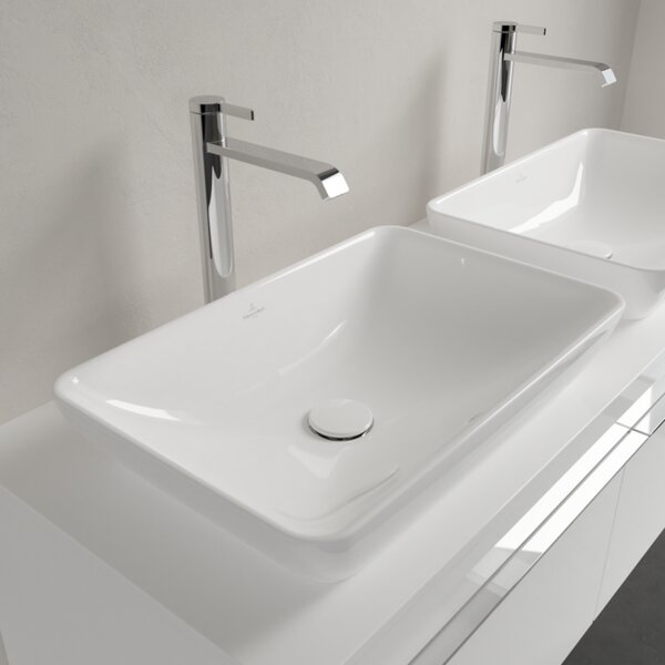 Villeroy & Boch Venticello - Umyvadlová mísa 550x360 mm, s přepadem, alpská bílá 41135501