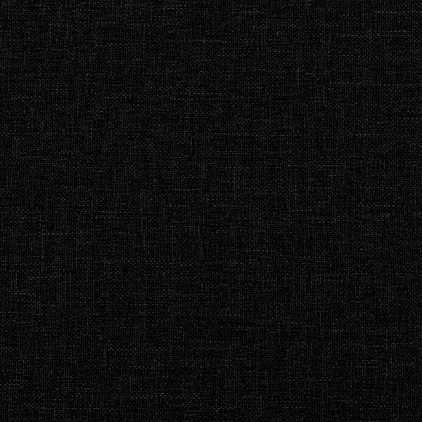 2místná pohovka s polštáři černá 140 cm textil 3200849