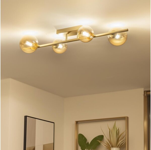 Brilagi - LED Přisazený lustr MILLA 4xG9/3W/230V zlatá