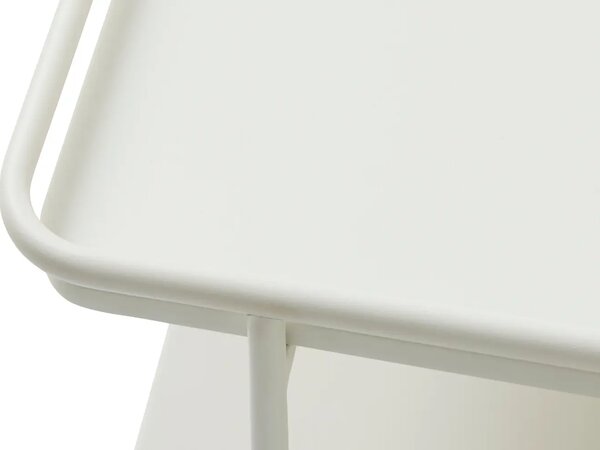 Unique Furniture Světle šedý kovový konferenční stolek Yuba 110 x 55 cm