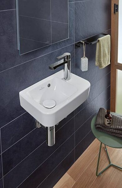 VILLEROY & BOCH Villeroy Boch O.novo - Umyvátko 360x250 mm, s přepadem, alpská bílá 43433601