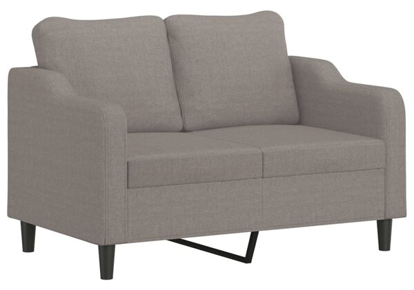 4dílná sedací souprava s poduškami taupe textil 3201785