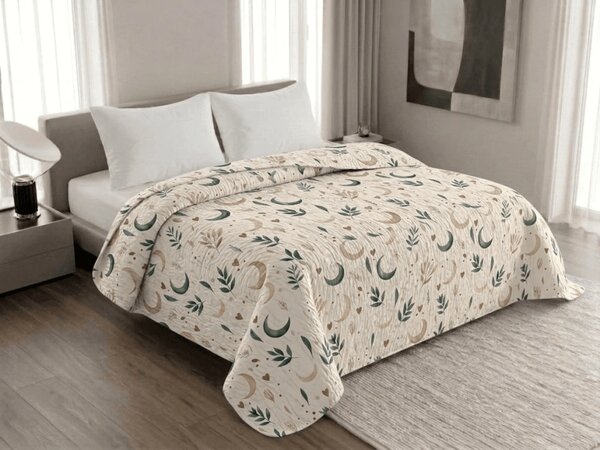Přehoz na postel BOHO MOON, krémový Rozměr: 170 x 210 cm