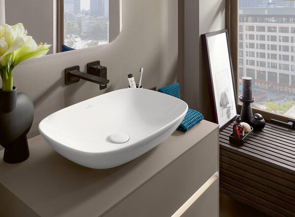 Villeroy & Boch Loop & Friends - Umyvadlová mísa 560x380 mm, bez přepadu, alpská bílá 4A490101