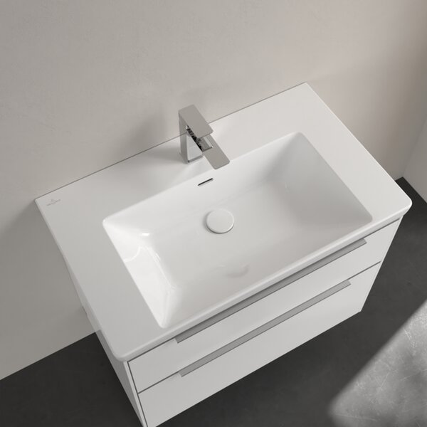 Villeroy & Boch Subway 3.0 - Umyvadlo 800x470 mm, s přepadem, alpská bílá 4A708001
