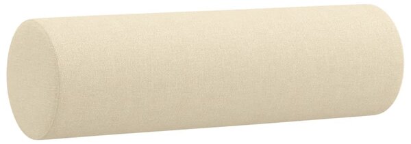2místná pohovka s polštáři krémová 120 cm textil 3200839
