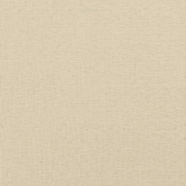 2místná pohovka s polštáři krémová 140 cm textil 3200847