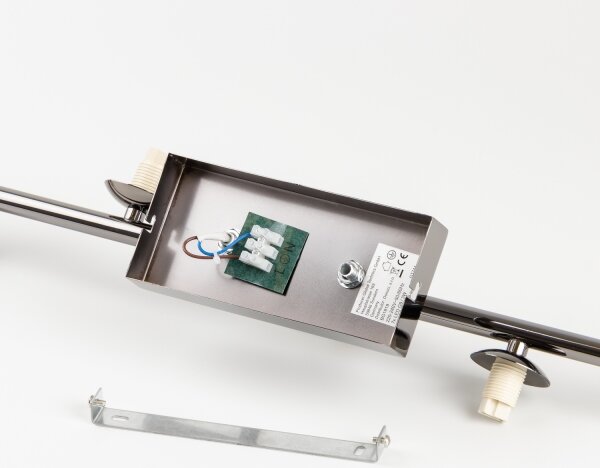 Brilagi - LED Přisazený lustr MILLA 4xG9/3W/230V černý chrom/kouřová