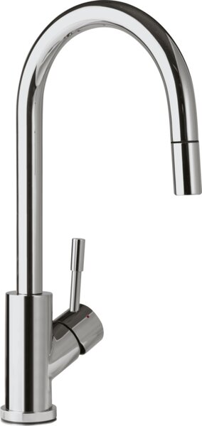 Villeroy & Boch Umbrella Flex - Dřezová baterie stojánková s výsuvnou sprchou, lesklá nerez 925400LE