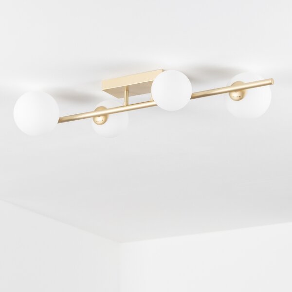 Brilagi - LED Přisazený lustr MILLA 4xG9/3W/230V zlatá/bílá