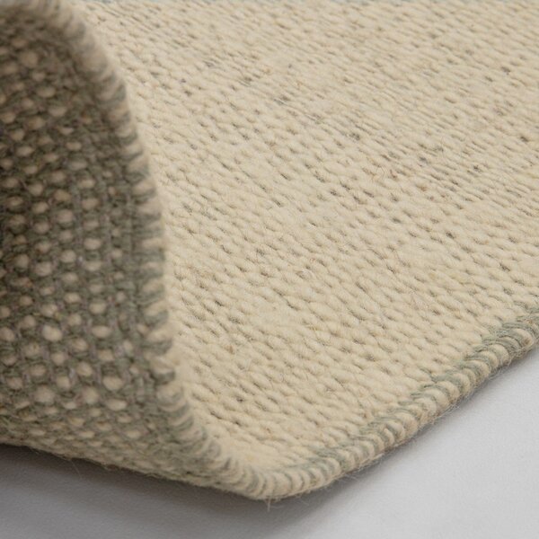 Krémový/šalvějově zelený ručně tkaný vlněný koberec 160x230 cm Lima Sage – Asiatic Carpets