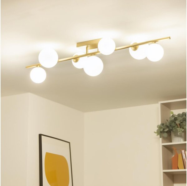 Brilagi - LED Přisazený lustr MILLA 7xG9/3W/230V zlatá/bílá