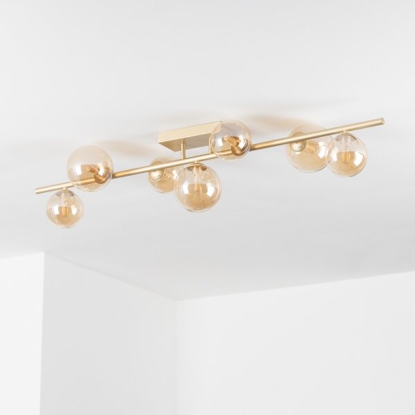Brilagi - LED Přisazený lustr MILLA 7xG9/3W/230V zlatá