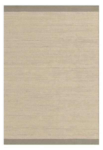 Krémový/šalvějově zelený ručně tkaný vlněný koberec 160x230 cm Lima Sage – Asiatic Carpets