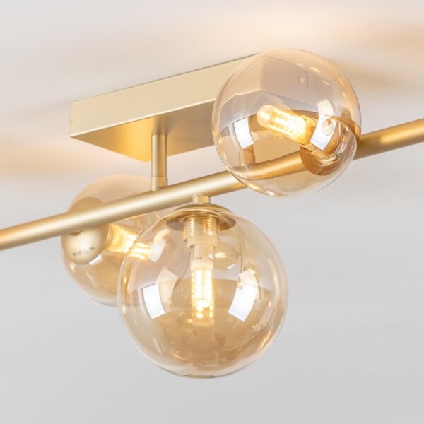 Brilagi - LED Přisazený lustr MILLA 7xG9/3W/230V zlatá