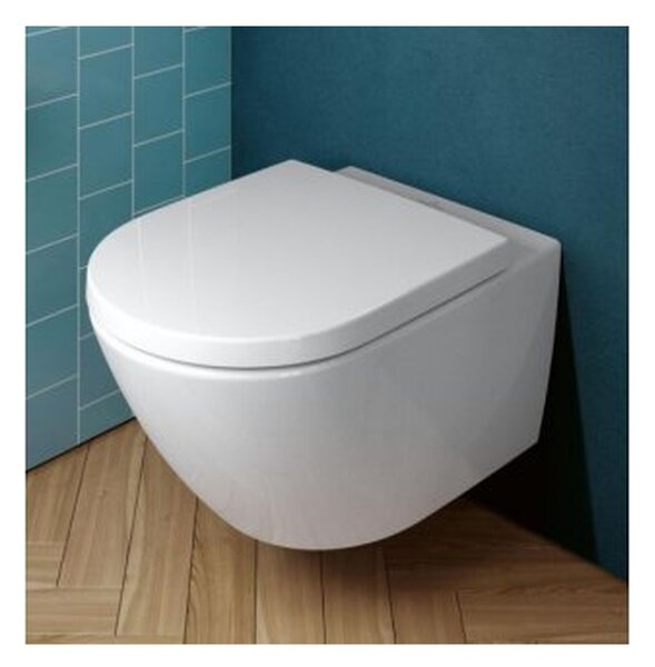 Villeroy & Boch Subway 3.0 - Combi Pack WC závěsné TwistFlush + sedátko s poklopem SoftClosing, alpská bílá 4670TS01