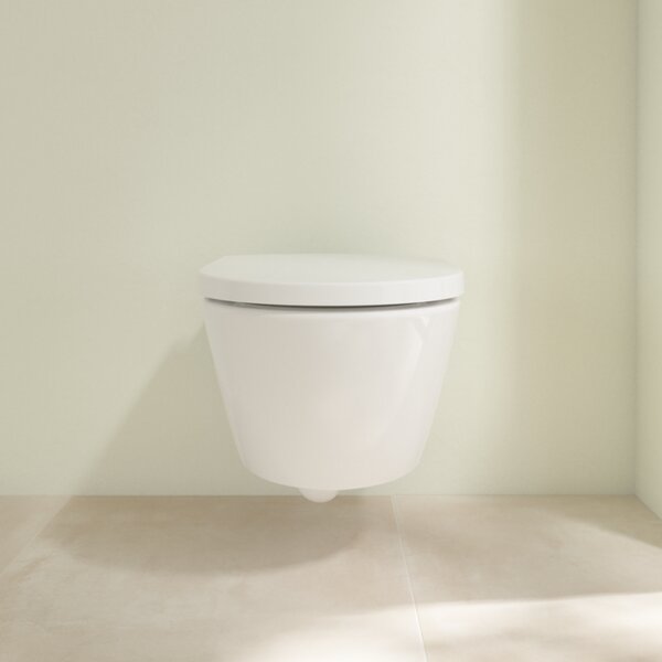 Villeroy & Boch Subway 3.0 - Combi Pack WC závěsné TwistFlush + sedátko s poklopem SoftClosing, alpská bílá 4670TS01