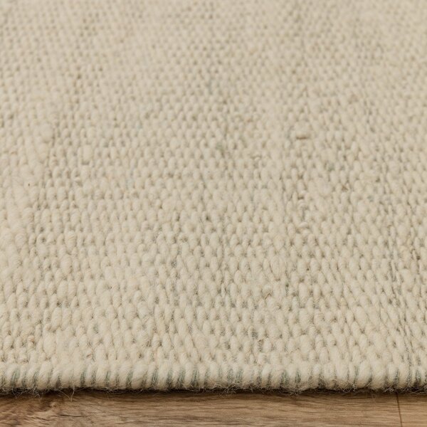 Krémový/šalvějově zelený ručně tkaný vlněný koberec 160x230 cm Lima Sage – Asiatic Carpets