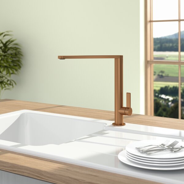 Villeroy & Boch Finera - Dřezová baterie stojánková, otočné rameno, bronz 92700004