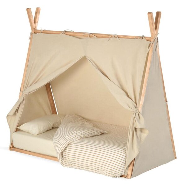 Dětská postel v přírodní barvě 70x140 cm Maralis Teepee – Kave Home