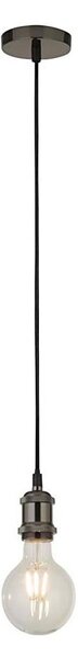Searchlight 7461BC - Lustr na lanku SUSPENSION 1xE27/60W/230V antracit