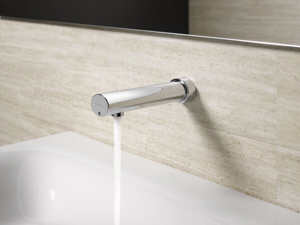 SCHELL MODUS E nástěnná senzorová umyvadlová baterie HD-K na studenou vodu, na baterie 6V, 230 mm, chrom 019540699
