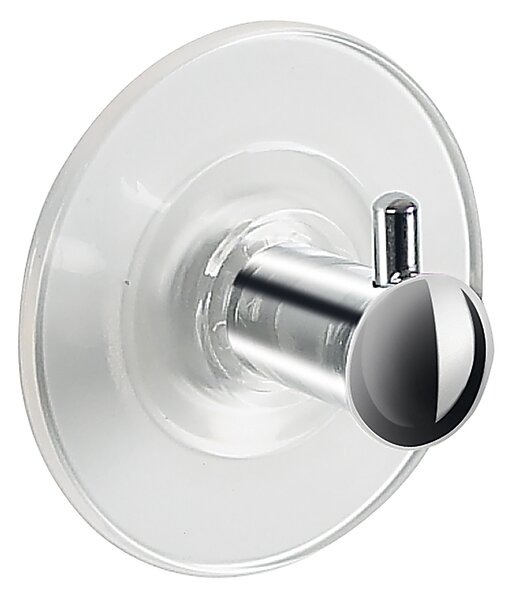 Spirella háček s přísavkou MOLLY, průhledný, PVC, nerez ocel, 60 mm