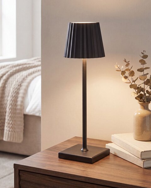 Stolní lampa POMBEIRO Kov Černá