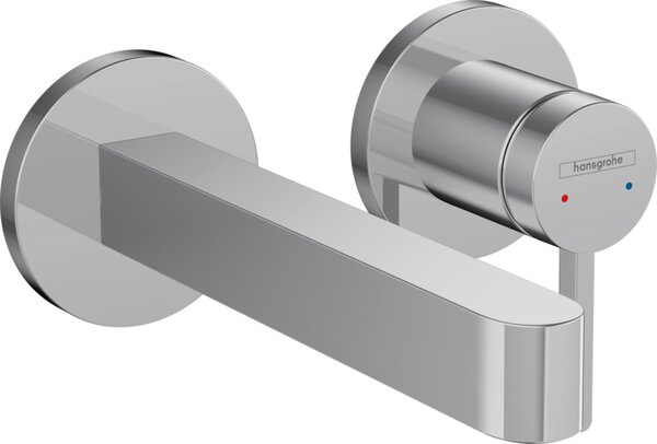 Hansgrohe Finoris Páková umyvadlová baterie pod omítku, pro montáž na stěnu s výtokem 16,8 cm, chrom 76051000