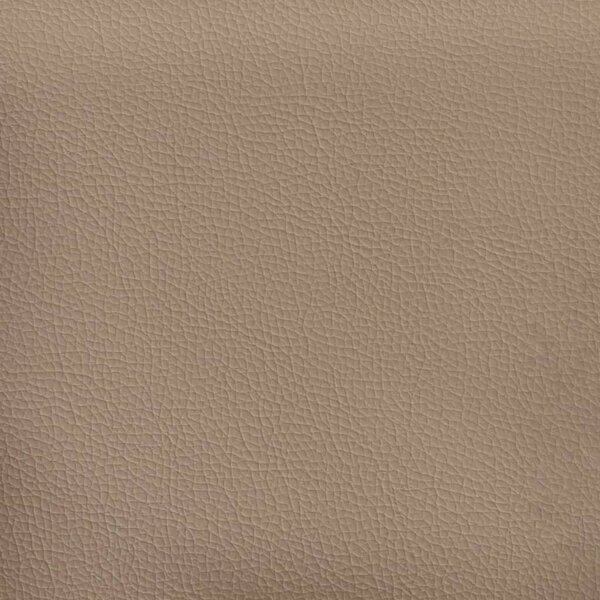 Křeslo s podnožkou cappuccino 60 cm umělá kůže 3201023