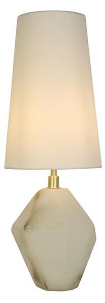 Searchlight EU88250WH - Stolní lampa APEX 1xE27/60W/230V bílá/šedá