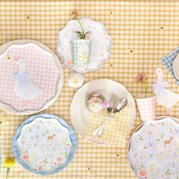 Papírový talíř Little Animals – set 8 ks
