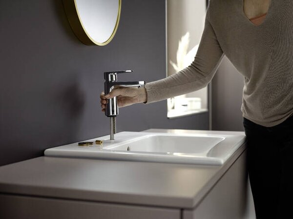 Hansgrohe Vernis Blend Páková umyvadlová baterie 100 bez odtokové soupravy, chrom 71580000