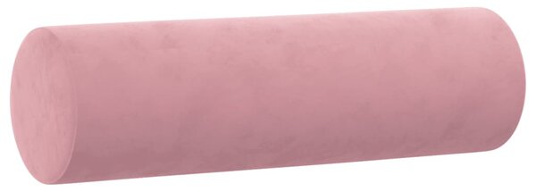 2místná pohovka s polštáři růžová 120 cm samet 3200874