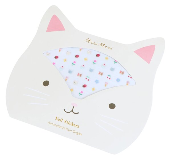 Dětské samolepky na nehty Kitten Club – 200 ks