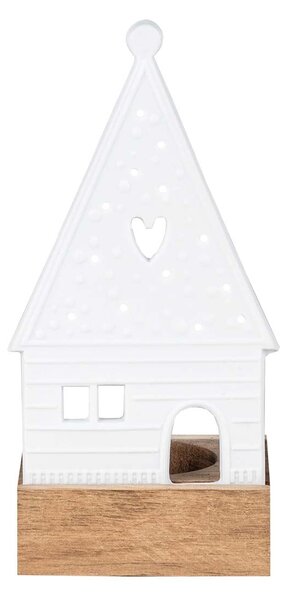 Svícen Gingerbread House Heart