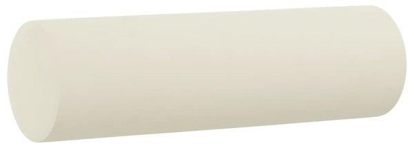 2místná pohovka s polštáři krémová 120 cm samet 3200879